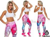Legging Fuseau Digital colorida